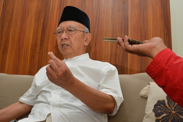 KH. Salahudin Wahid (Gus Solah). Foto: Antara/Syaiful Arif