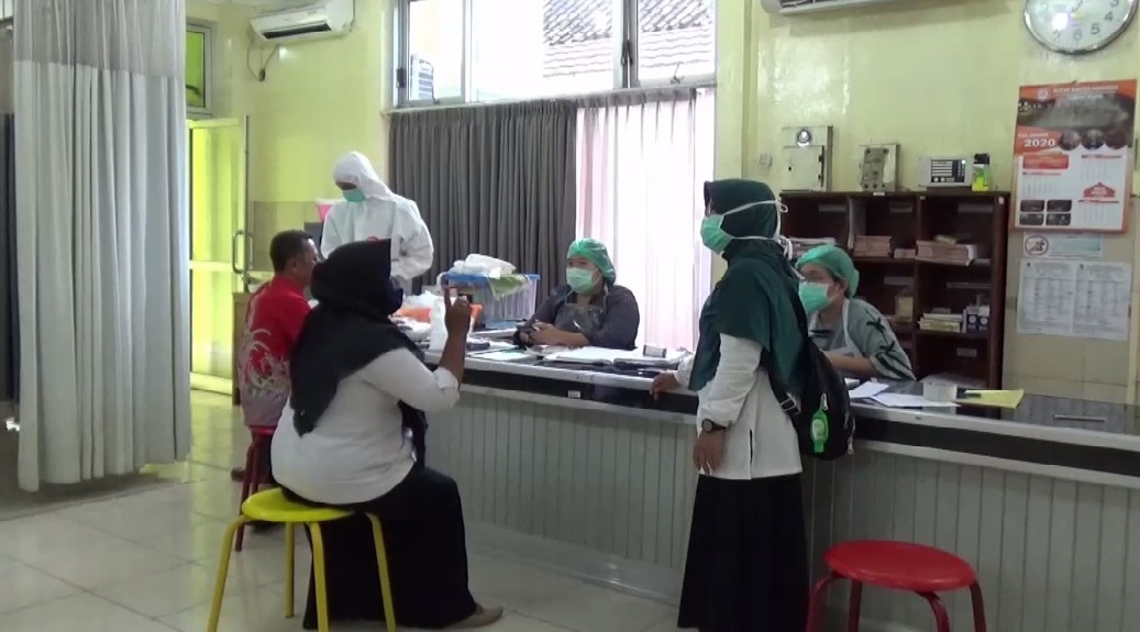 Suasana RSUD dr Soeroto, Ngawi tempat perawatan ibu hamil yang terindikasi covid-19 (foto/metrotv)