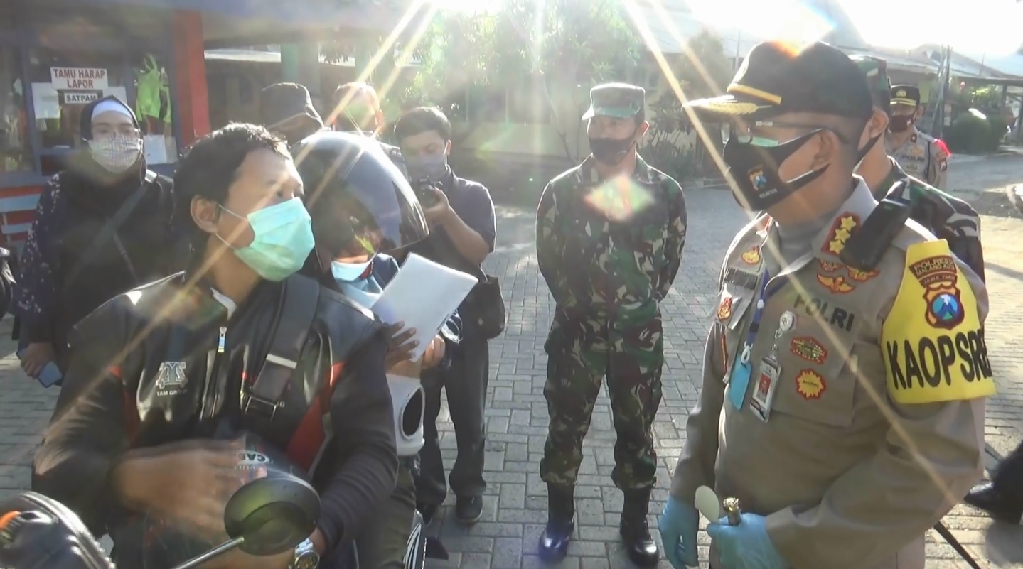 Hari  Pertama Penerapan PSBB Malang, Polisi Temukan Banyak Pelanggaran
