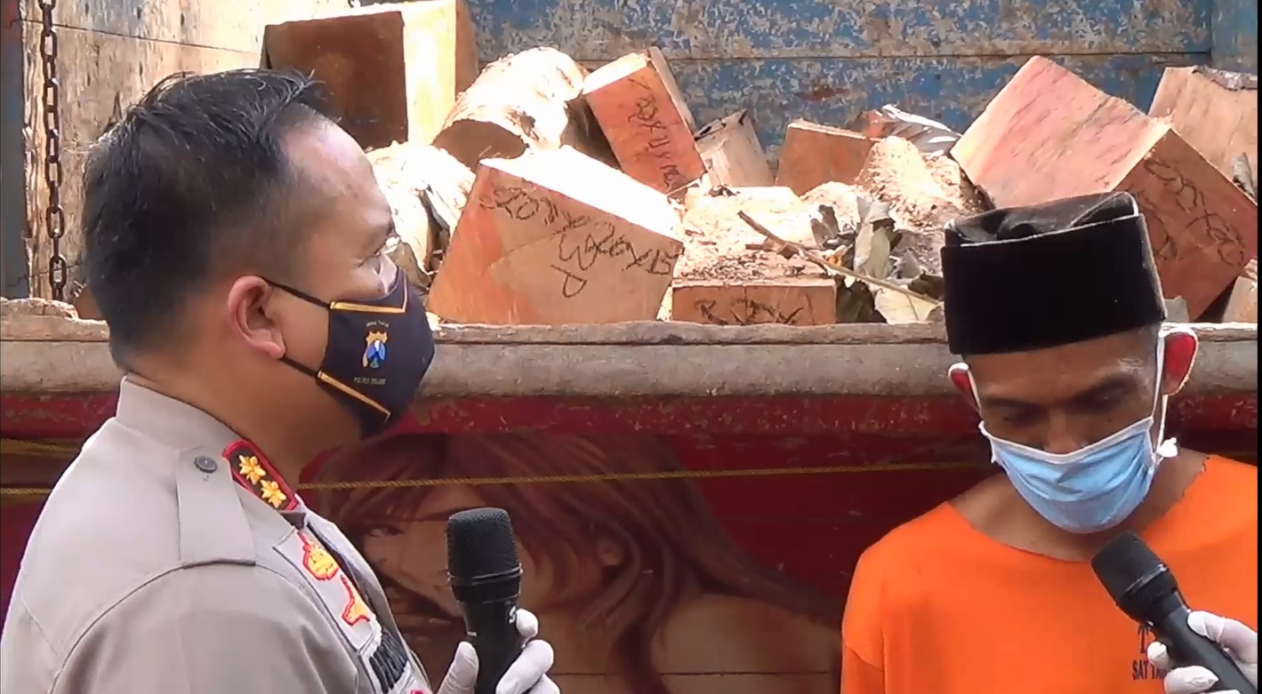Angkut Kayu Ilegal, Sopir Truk Diringkus Polisi  