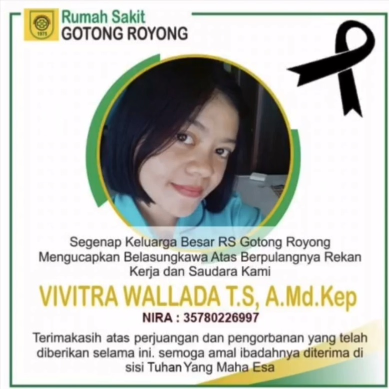 Positif Covid-19, Seorang Perawat Meninggal Usai Melahirkan