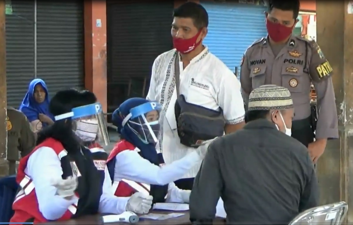 Empat Pasar di Kota Pasuruan Disapu Rapid Test, 4 Reaktif 