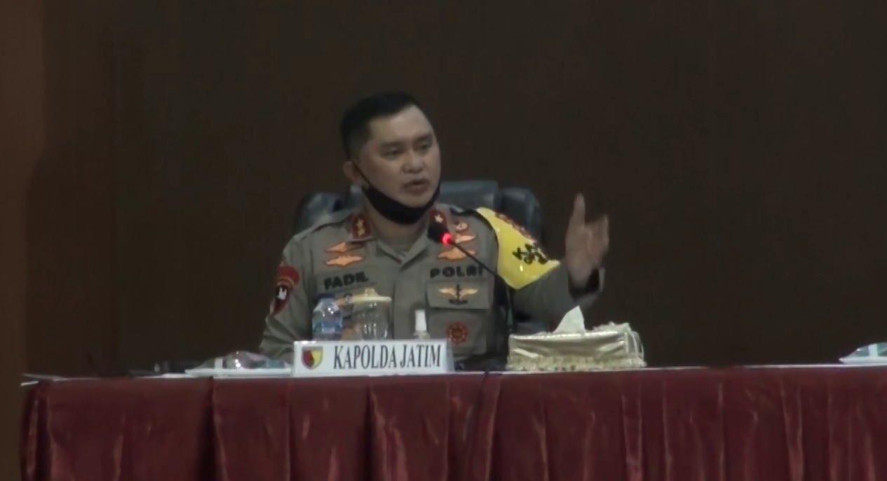 Kapolda : Pengawasan Protokol Kesehatan Surabaya Raya Lemah