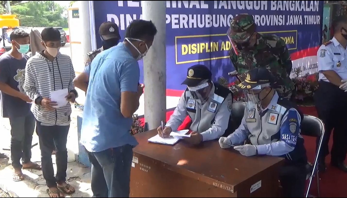 Jelang Idul Adha, Gugus Tugas Perketat Terminal Bangkalan