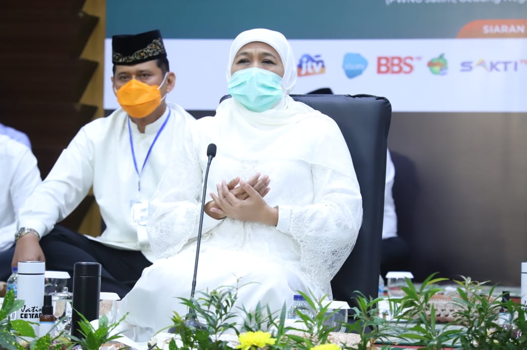 Gubernur Jawa Timur Khofifah Indar Parawansa (Foto / Clicks.id)