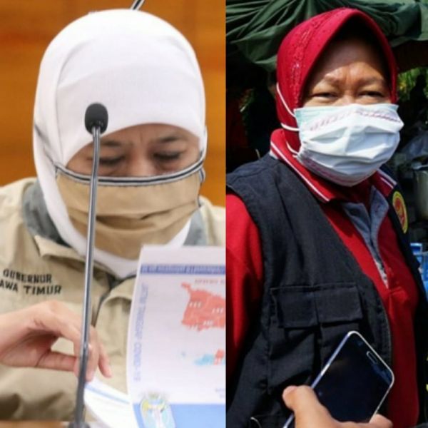 Risma Klaim Surabaya Zona Hijau, Khofifah : Itu Jelas Keliru