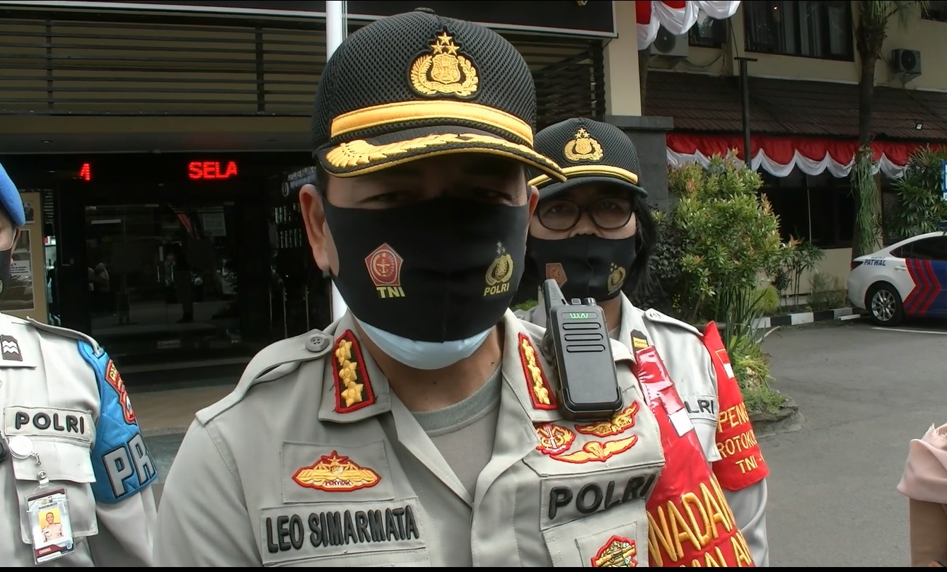 Kapolres Malang Kota, Kombes Pol Leonardus Simarmata (Foto / Metro TV)