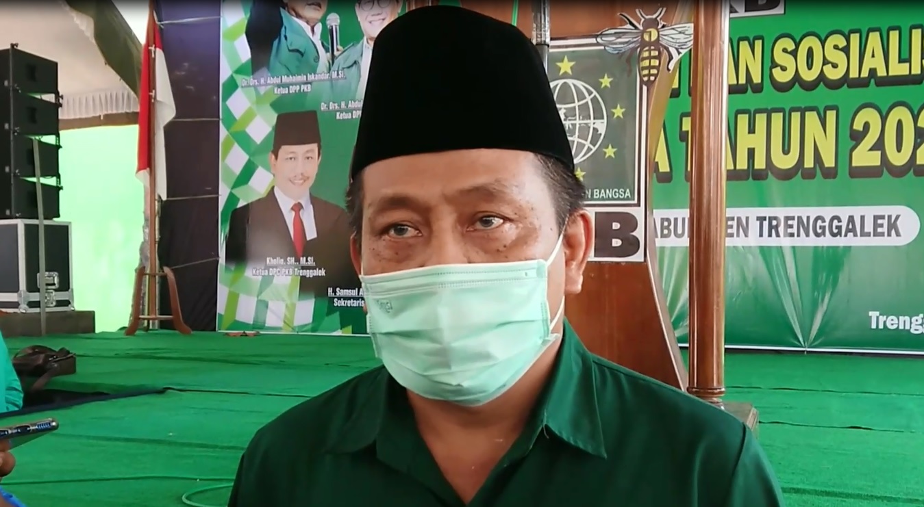 Ketua DPC PKB Trenggalek  Kholiq. (foto/metrotv)