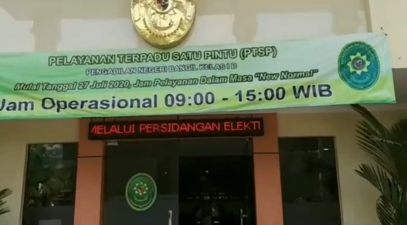 Ketua PN Bangil Positif Covid-19,  Sidang Ditiadakan