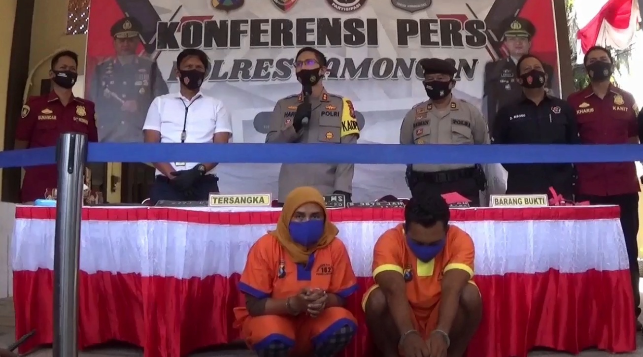 Pasutri Kompak Jadi Komplotan Curanmor Puluhan Kali