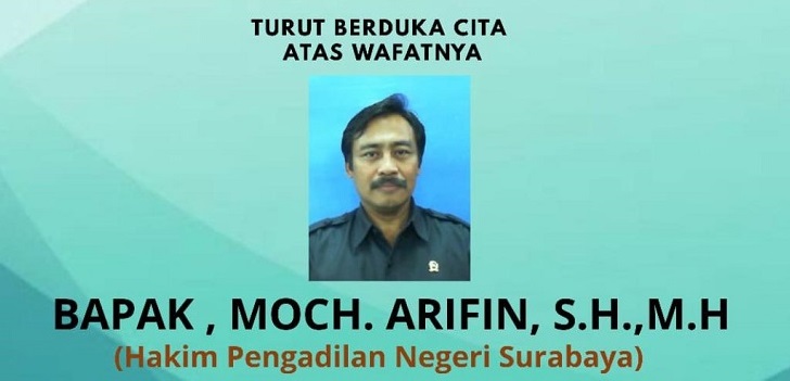 Satu Hakim Meninggal, PN Surabaya Segera Lakukan Tracing