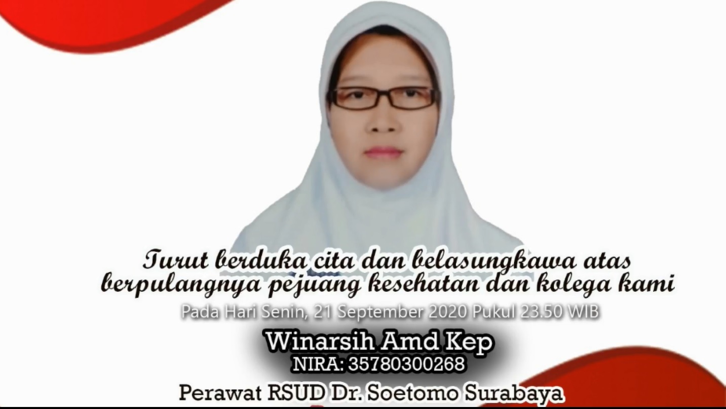 Selamat jalan pejuang dan pahlawan kesehatan (Foto/ Istimewa)