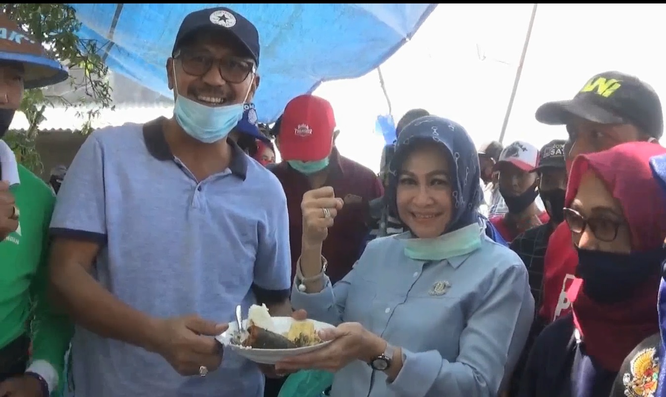 Panen Raya, Cabup Lamongan Suhandoyo Terpesona Pupuk Hormon