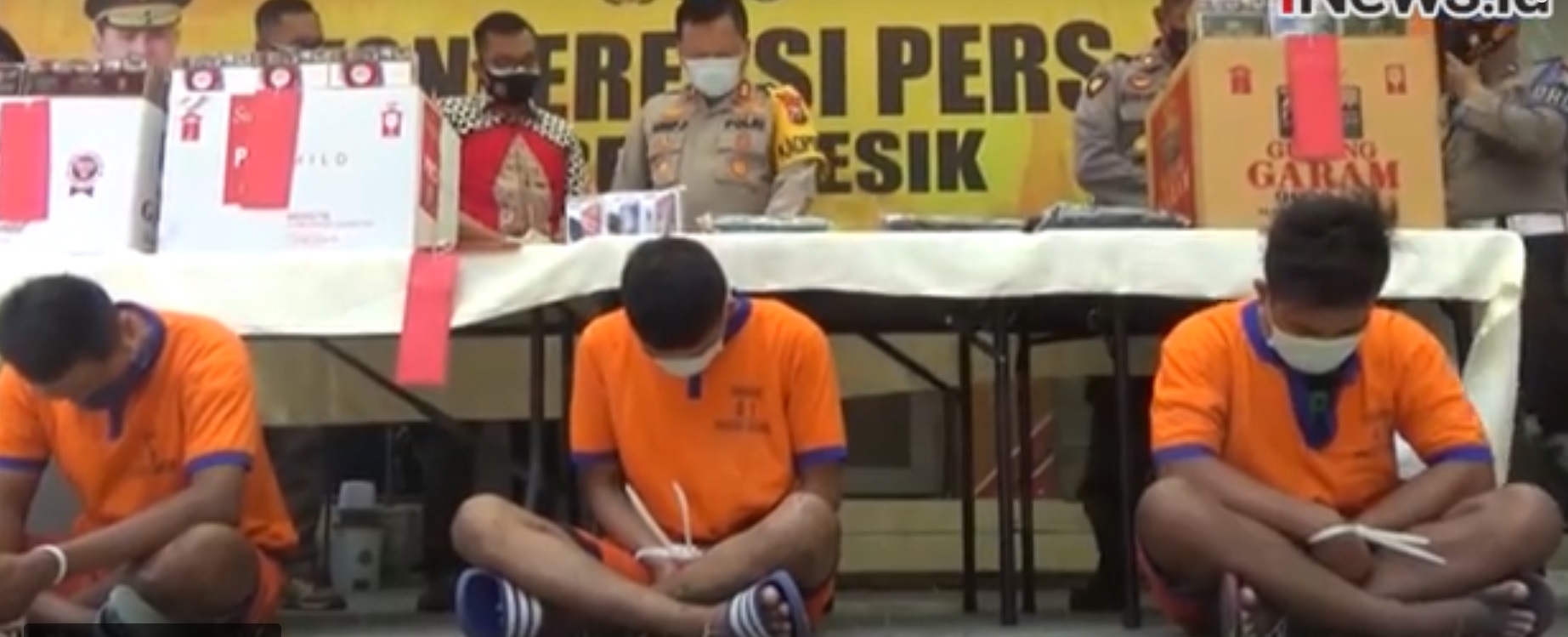 Berbekal Sendok Makan, Kawanan Pencuri Bobol Swalayan