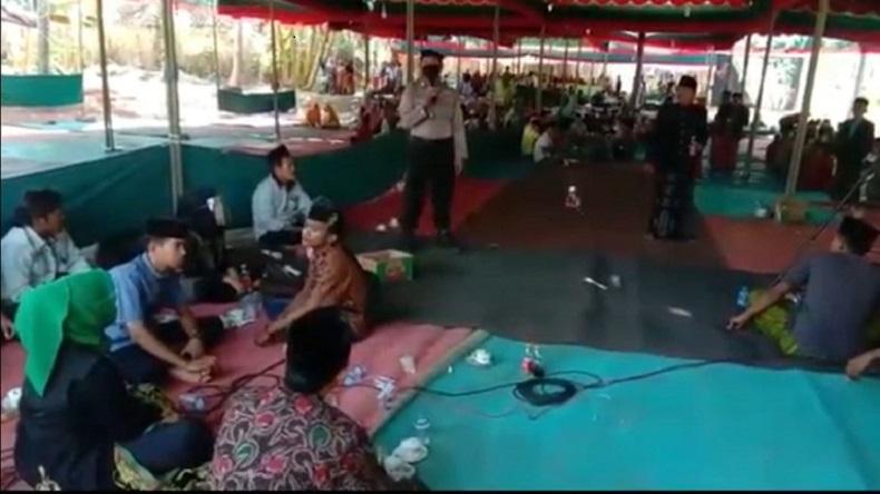 Mokong, Polisi Bubarkan Pesta Hajatan di Sumenep