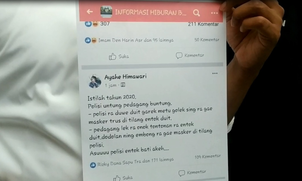 Hina Polisi di Medsos, Kuli Bangunan Diringkus