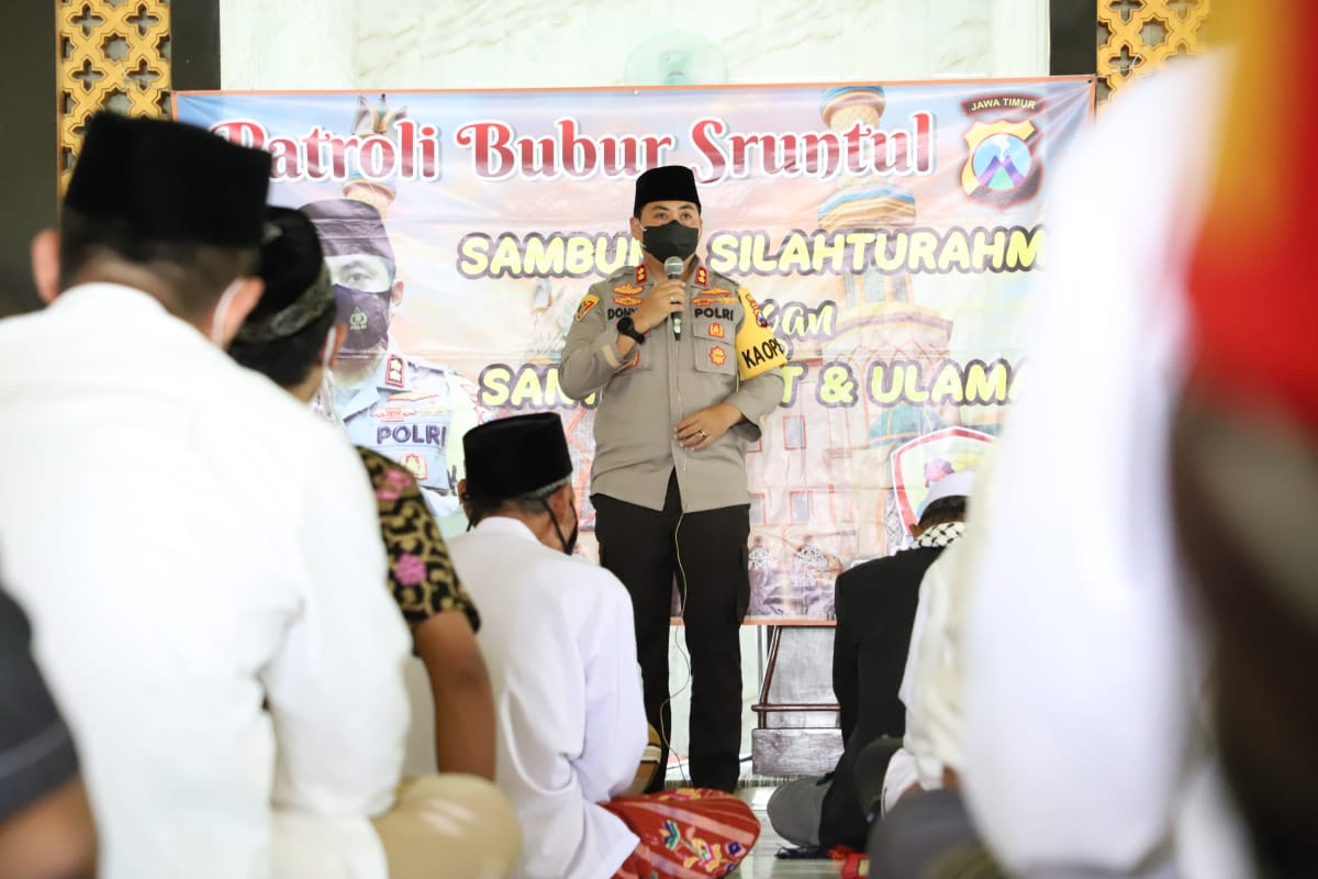 Kapolres Mojokerto Ajak Takmir Masjid Serukan Pilkada Damai