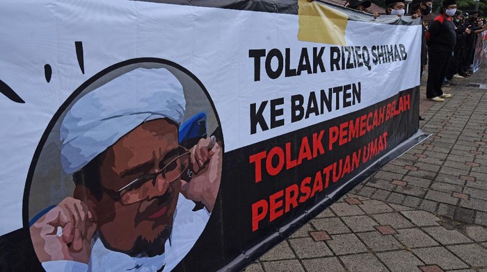 Gelombang penolakan kedatangan habib Rizieq terjadi di sejumlah daerah (Foto / Istimewa) 