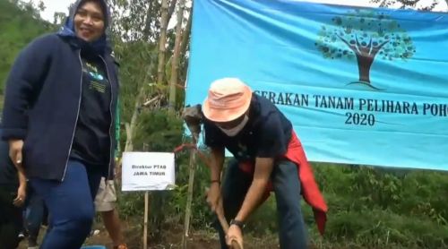 Gerakan tanam pohon di Kabupaten Pasuruan. (metrotv)