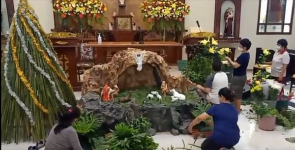 Misa Natal Via Daring di Pasuruan