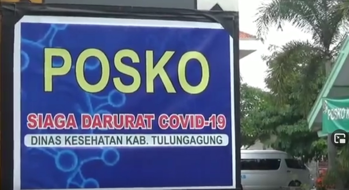 Posko Siaga Covid-19 Tulungagung. (metrotv)