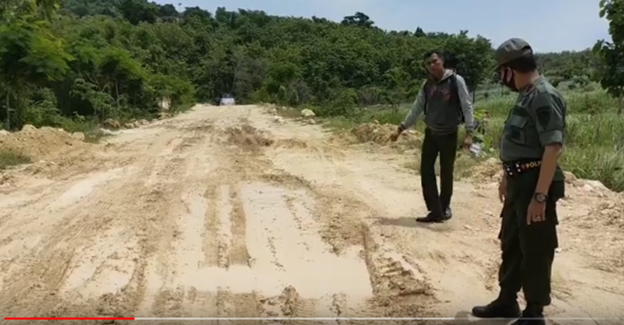 Sidak Galian C Gresik, Perhutani Temukan Aktifitas Keluar Masuk Dump Truk Sebabkan Kerusakan Jalan