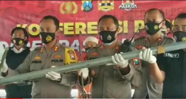 Maling Guardrail Tol Pasuruan Tertangkap