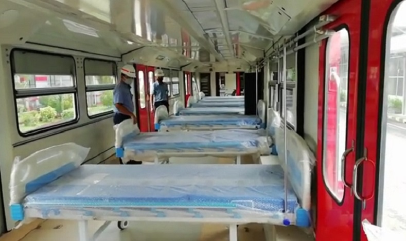 PT INKA Madiun Sulap Gerbong Kereta Menjadi Tempat Isolasi
