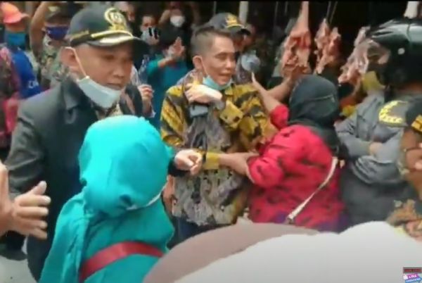Sidak DPRD di Pasar Induk Bondowoso Diwarnai Kericuhan