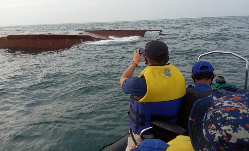 Bangkai Tug Boat Mitra Jaya Ditemukan