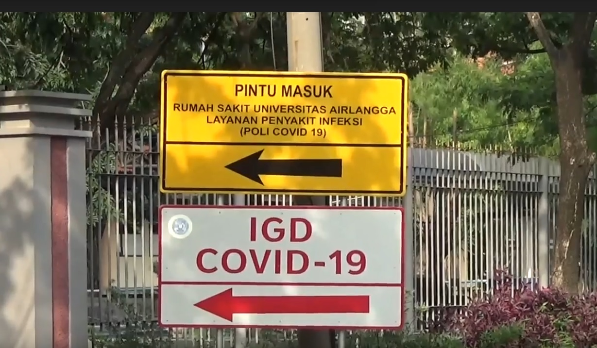 100 Pasien Covid-19 Kategori Berat Dirawat di RS Unair