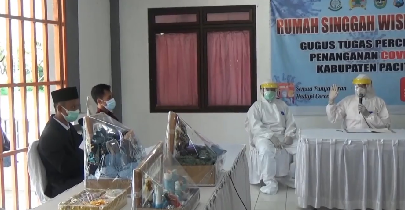 Pasien Positif Covid-19 Pacitan Menikah di Ruang Karantina