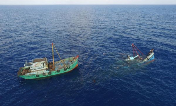 4 Kapal Ikan Asal Vietnam Ditenggelamkan