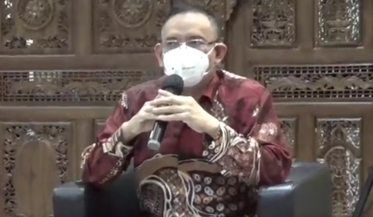 Rektor Universitas Airlangga Prof Dr Mohammad Nasih (Foto / Metro TV)