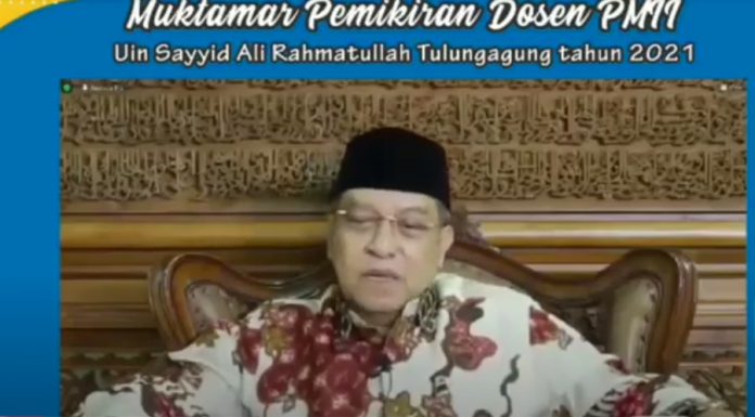 Ketua Umum Pengurus Besar Nahdlatul Ulama, KH Said Aqil Siradj 