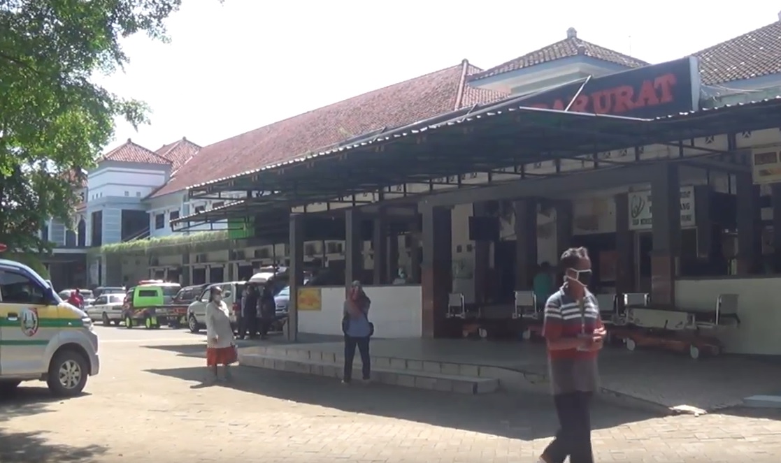 IGD RSUD Jombang tempat dirawatnya korban ledakan petasan. (metrotv)