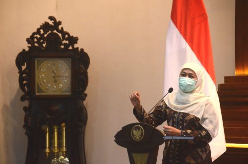 Gubernur Jatim, Khofifah Indar Parawansa (Foto / Metro TV)