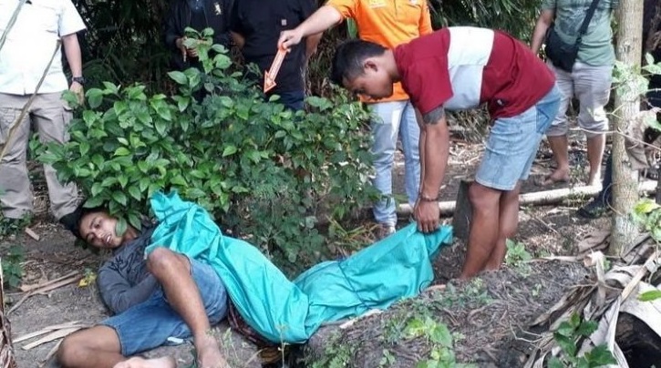 Proses rekonstruksi kasus pembunuhan mayat wanita di kebun tebu Malang (Foto / Metro TV)