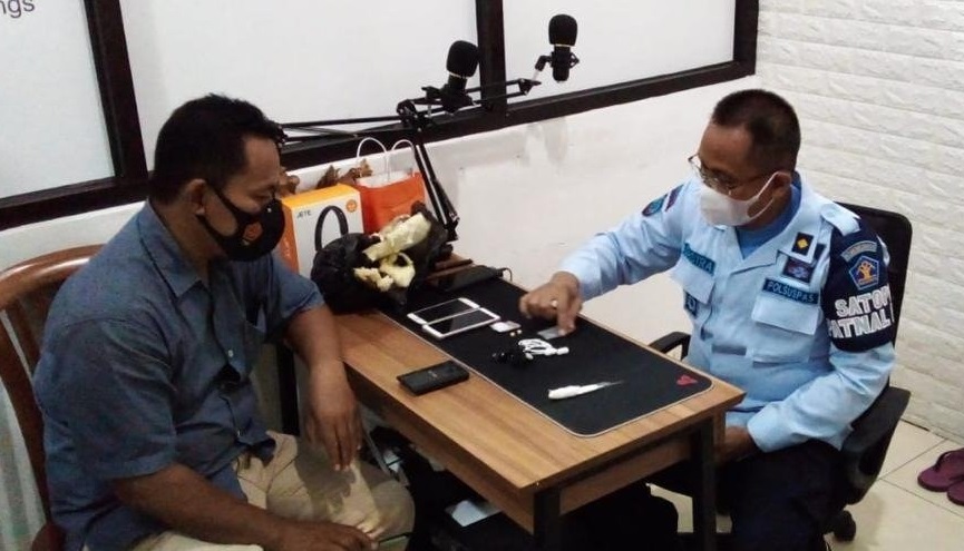 Barang bukti penyelundupan narkoba di Lapas Kediri berhasil diamankan (Foto / Metro TV)