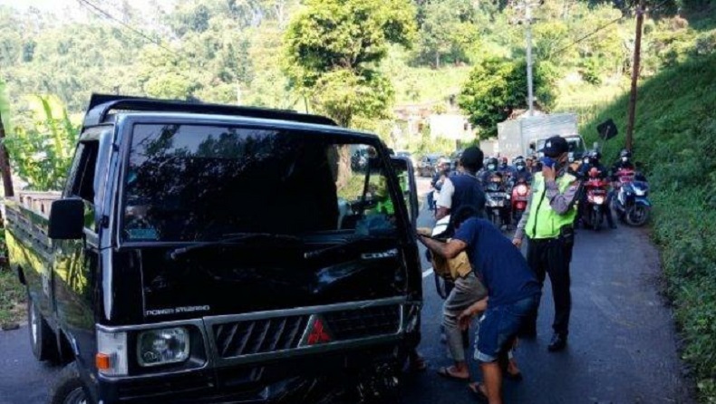 Jalanan Padat, Sehari 3 Kecelakaan Libatkan 6 Kendaraan Terjadi di Batu