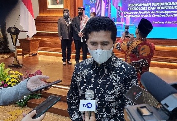 Wakil Gubernur Jatim Emil  Elestianto Dardak saat hadir dalam MoU dengan GDTC Maroko. (Foto / Metro TV)