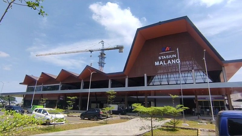 Statisun baru di Malang ini mulai dioperasikan untuk melayani rute perjalanan dekat dan menengah (Foto / Metro TV)