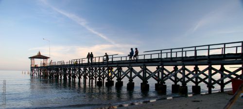 Wisata Pasir Putih Situbondo ditutup selama libur lebaran. (ist)