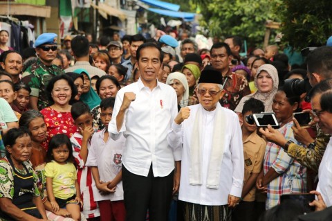 Survei Puspoll : 71,4 Persen Publik Puas dengan Kinerja Jokowi-Ma'ruf