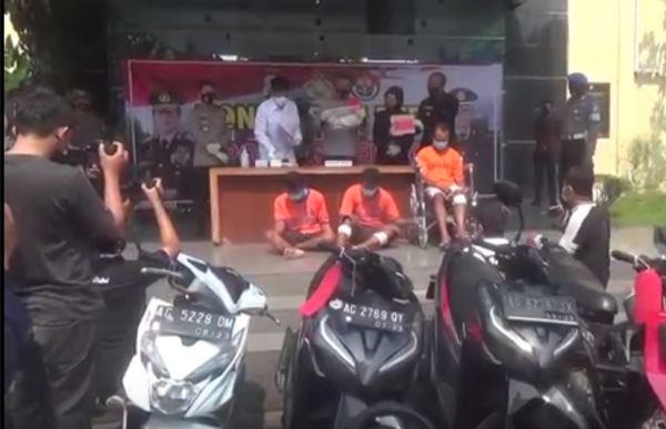 Bikin Resah Petani, Trio Maling Motor Didor