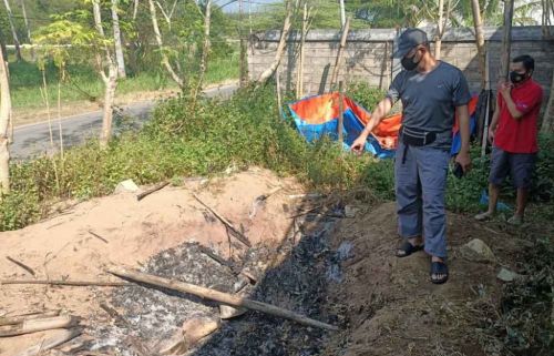 Lokasi yang diduga digunakan untuk menyiksa dan membakar anjing di Pacitan (Foto / Metro TV)