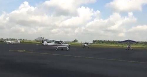 Sejumlah pesawat peserta Air Show nampak di Bandara Notohadinegoro, Jember (Foto / Istimewa)