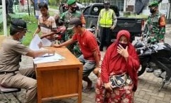 Tak Bermasker, Pengendara di Jombang Terjaring Razia Yustisi