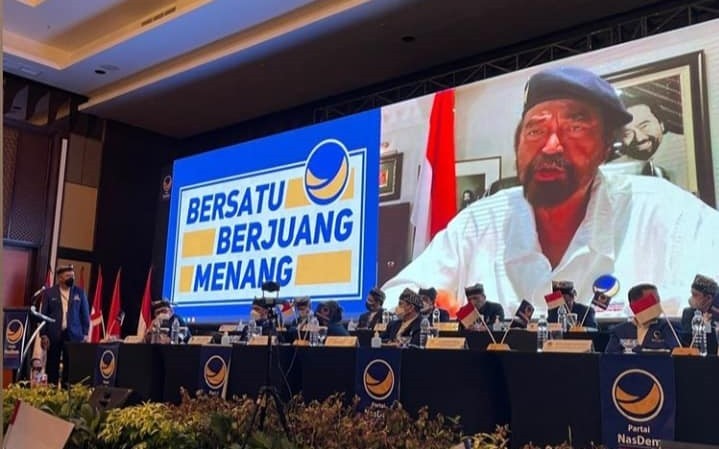 Rapat kerja wilayah (Rakorwil) dan bimbingan teknis (Bimtek) pendalaman tugas dan fungsi DPRD Provinsi Jatim dan DPRD kabupaten/kota se-Jawa Timur di Banyuwangi, Kabupaten Banyuwangi. Dokumentasi/ PartaiNasDem.id