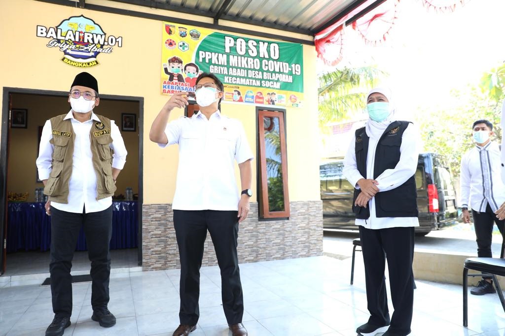 Menkes Apresiasi Gerak Cepat Khofifah Atasi Covid-19 di Bangkalan